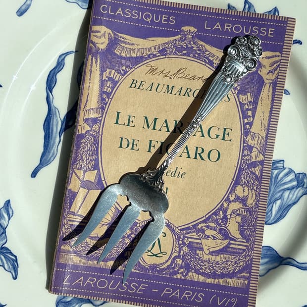 영국 앤틱 실버플레이트 브레드 포크