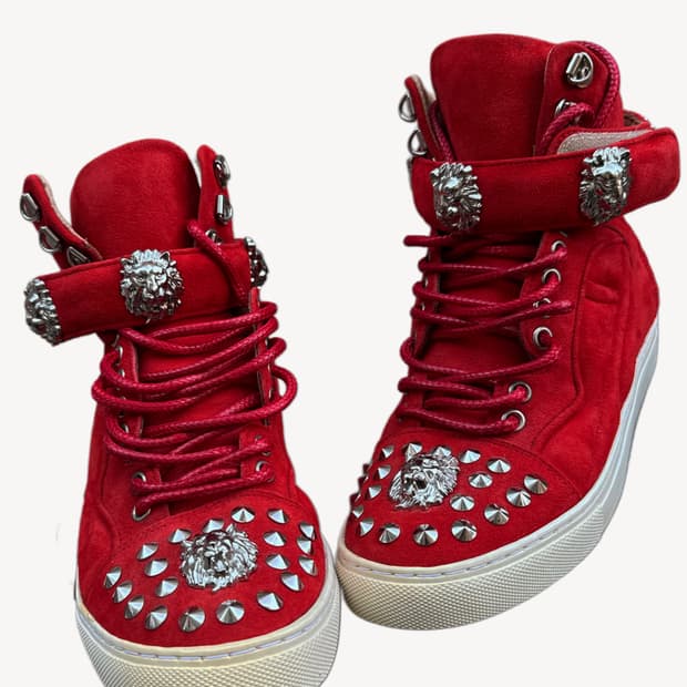 Bilion Dollar Babes lion symbol High top