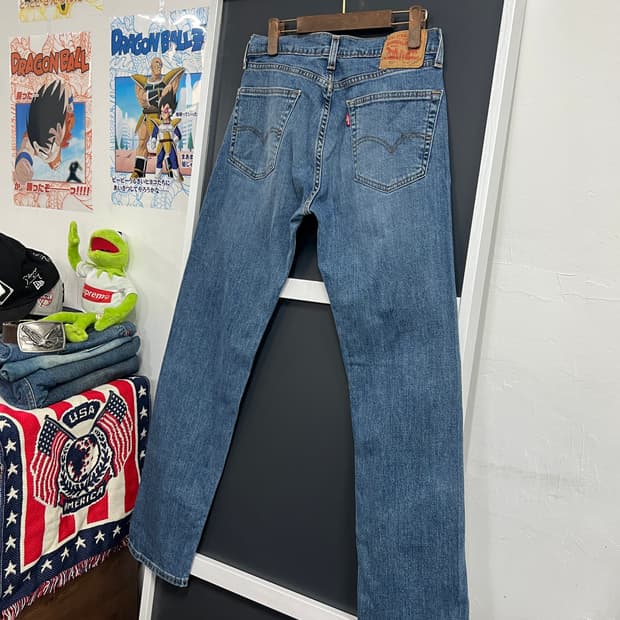 Levis 리바이스 505 레귤러 스트레이트 데님 팬츠