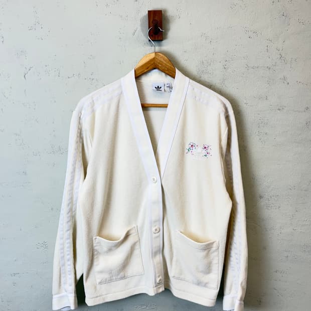 아디다스 오리지날 가디건 크림 아이보리