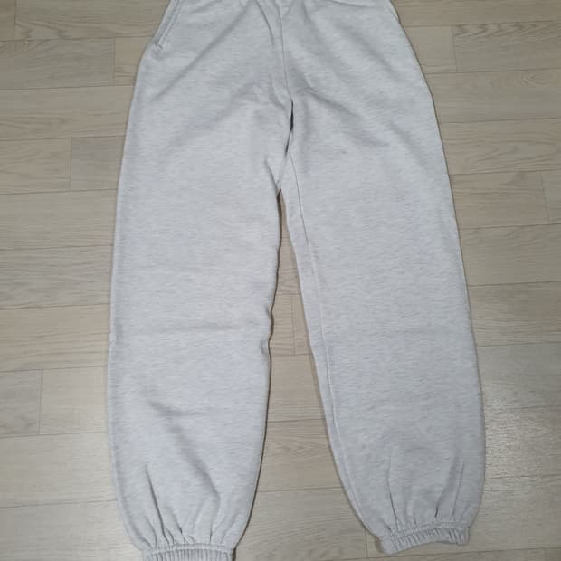 laa 스웨트 조거 팬츠 샘플 멜란지 화이트