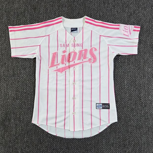 삼성 라이온즈 네포스 왕조 핑크 유니폼