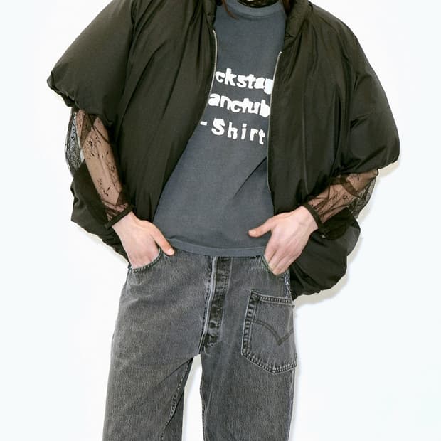 스탠드얼론 리버시블 하프 슬리브 푸퍼 봄버