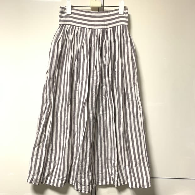 모리걸하구미 AO daikanyama japan stripe skirt 