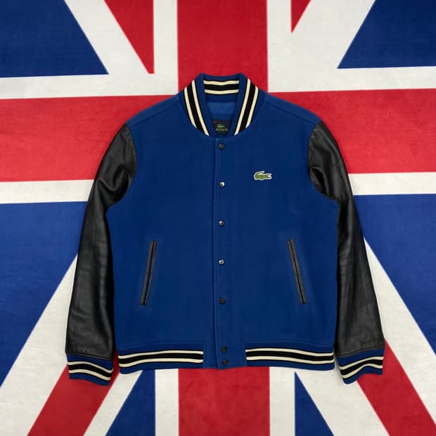 라코스테 양가죽 바시티 자켓 105