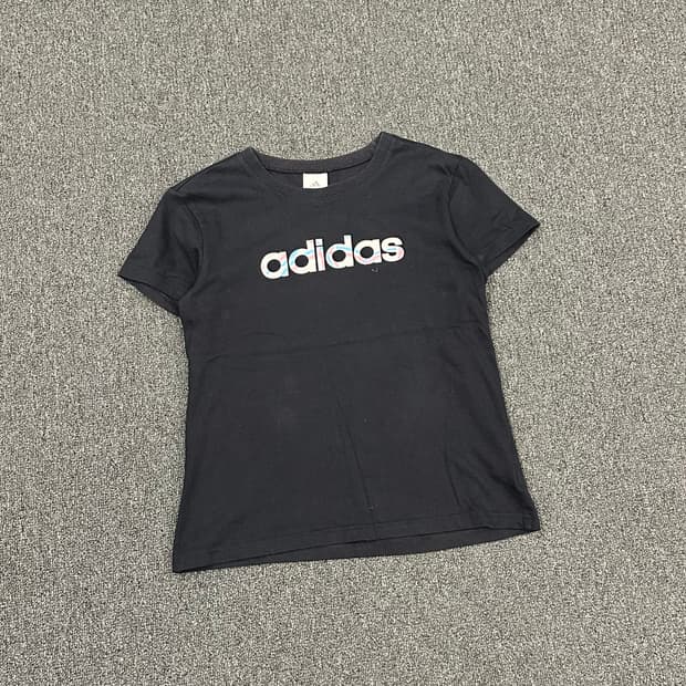 M)아디다스 여성멀티 프린팅 반팔