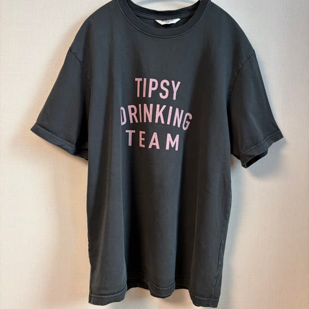 유니온블루 TIPSY DRINKING TEAM 반팔 티셔츠 M