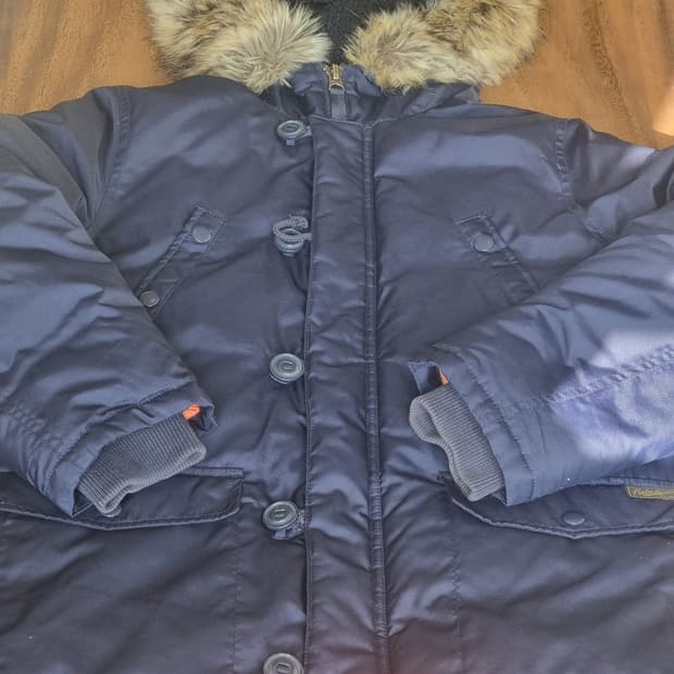 폴로 랄프로렌 네이비 다운 패딩 자켓