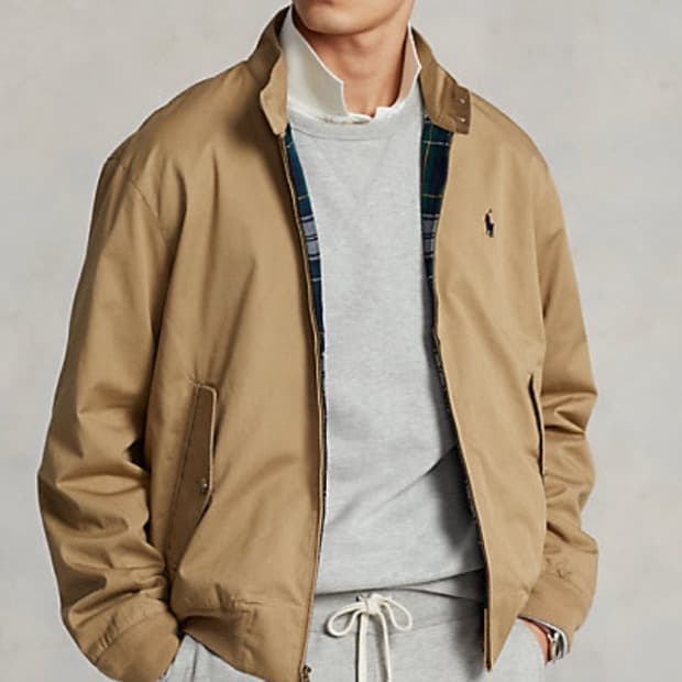 폴로 해링턴 치노 자켓 베이지 L