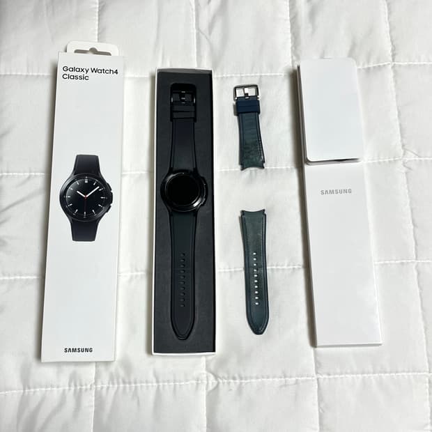 삼성 갤럭시워치 4 클래식 블랙 42mm 블루투스