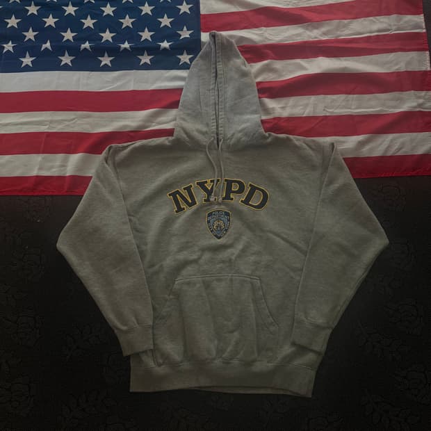 [XL] NYPD 뉴욕 경찰 후드 티셔츠 S-51