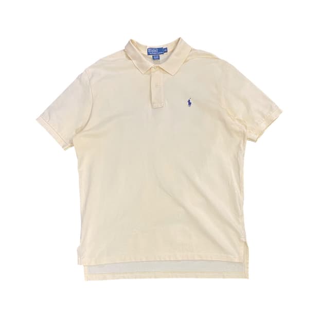 Polo Raplh Lauren 옐로우 베이직 카라 반팔티셔츠