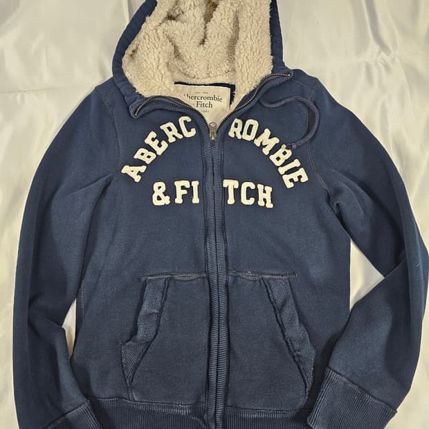 아베크롬비후드집업양털