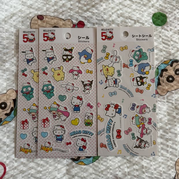 [일본정품] 산리오 헬로키티 50주년 스티커