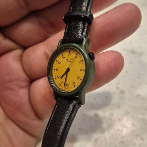 *무료배송* 세이코 빈티지 시계 7321-022a 올리브색상
