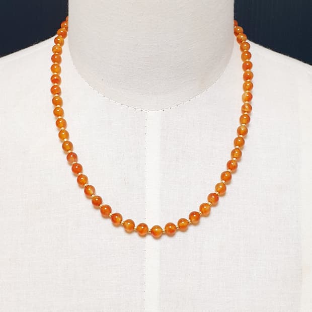 커넬리언 목걸이