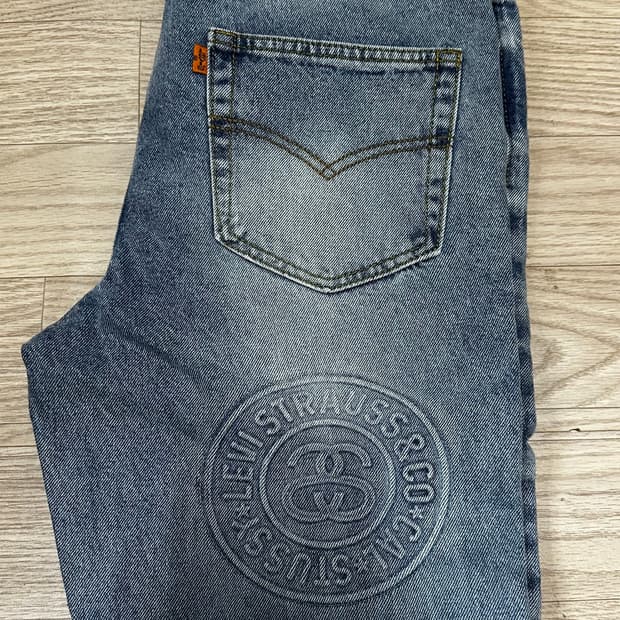 리바이스 X 스투시 501 데님 32/32