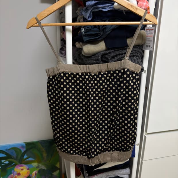 리버시블 도트 슬리브리스