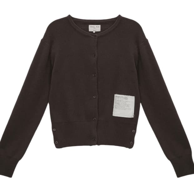 마뗑킴 가디건 브라운