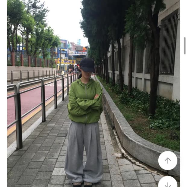 샵시오트 더블 투턱 와이드 팬츠