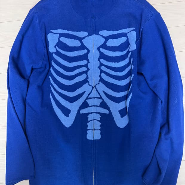 비슬로우 블루 본 집업 L사이즈