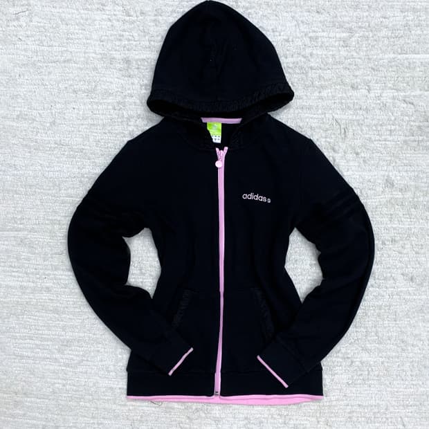ADIDAS Pink Zip Hoodie