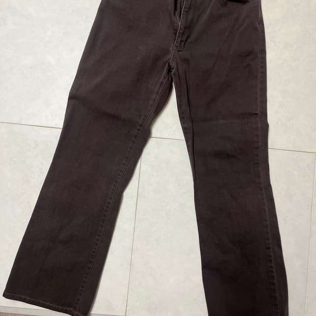 Wrangler 브라운 면바지 34