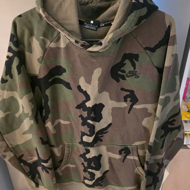 나이키 sb 카모후드티셔츠 100-105