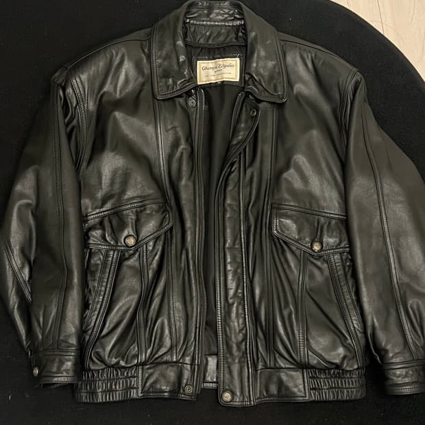vtg 빈티지 양가죽 봄버 자켓 95