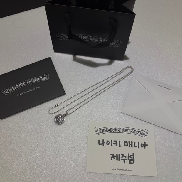 [OS] 크롬하츠 엔젤메달 펜던트(볼체인 포함)