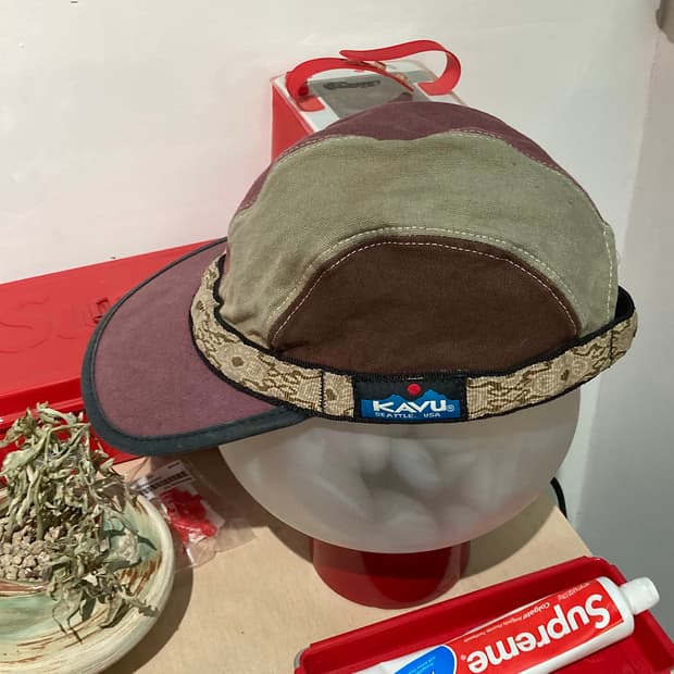 KAVU 카부 스트랩 코튼 캡