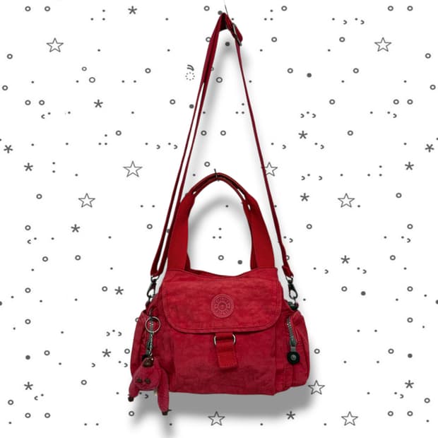 Kipling 키플링 레드 크로스백