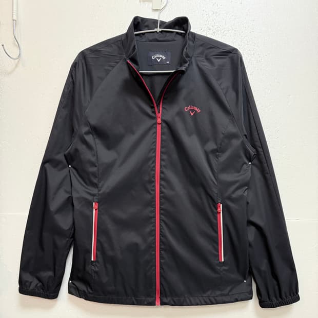 정품)캘러웨이 골프 바람막이 자켓 100 블랙 여성 골프웨어 점퍼
