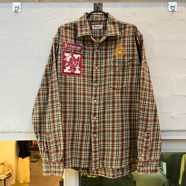 Nirbana 플란넬 코튼 남방 L