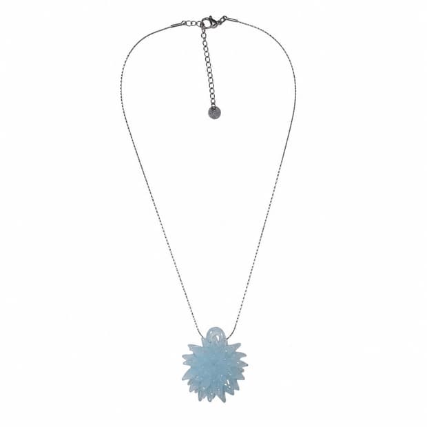 aqua bloom necklace