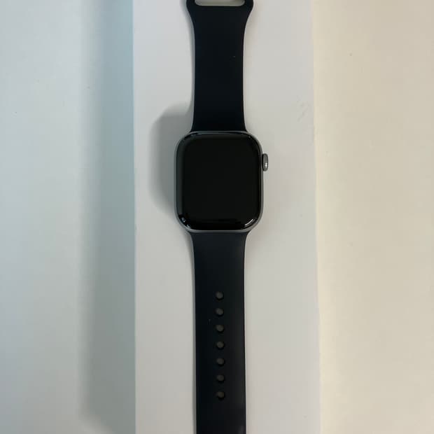 애플워치11 스페이스그레이 42mm + 정품 스포츠밴드 블랙