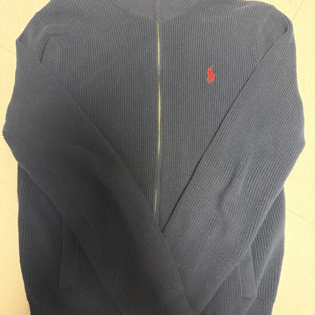 폴로 랄프로렌 니트집업 네이비 S