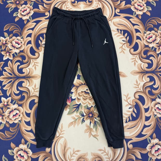 (M)나이키 Nike 조던 코튼 조거팬츠(블랙)