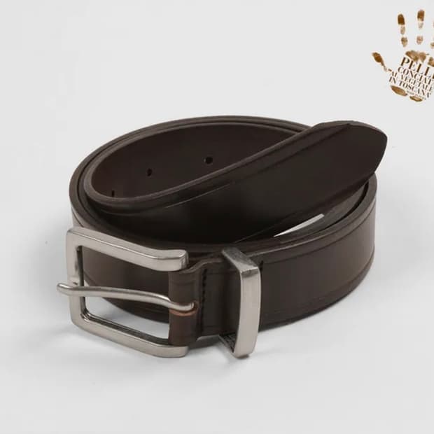 도프제이슨 미니멀 스퀘어 하드벨트 다크브라운 1