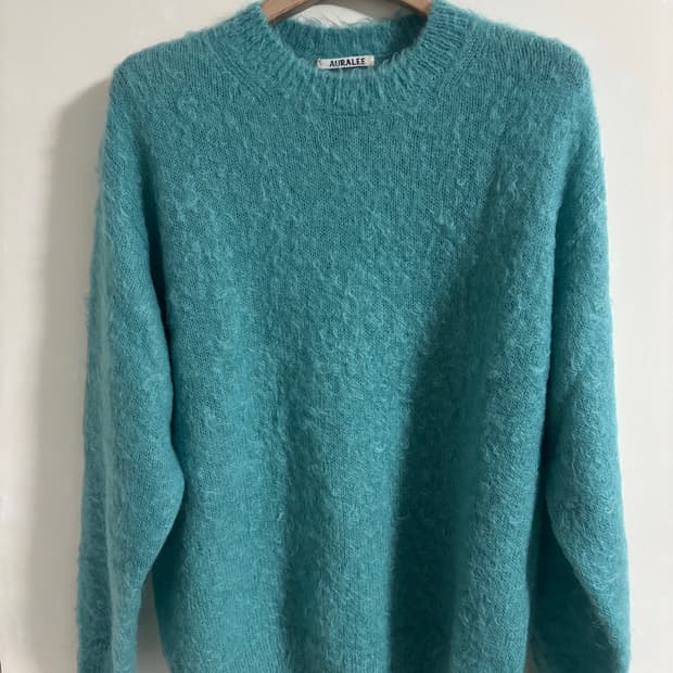 AURALEE 모헤어 니트 스웨터 (3)