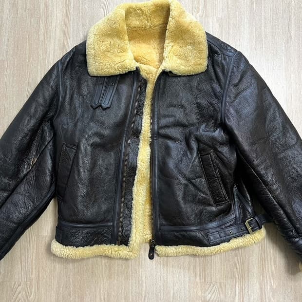 [XL] 양털 양가죽 무스탕 무통 자켓 B-3 B-6