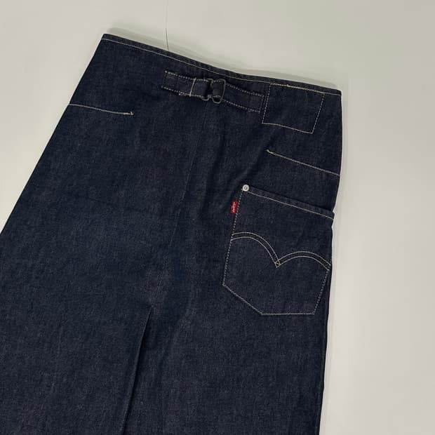 리바이스 엔지니어드 롱 데님 스커트 실측 26/27