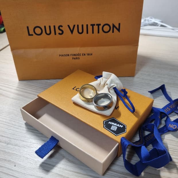 루이비통 인스팅트 링 골드 & 실버 M(급처)