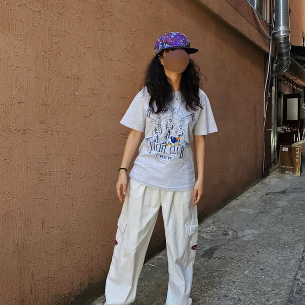 90's Disney Original Yacht Club 마린 도널드덕T
