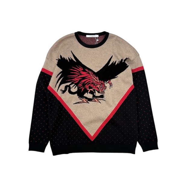 지방시 그래픽 니트 스웨터