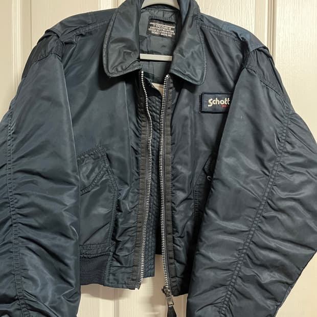 schott 쇼트 ma-1 항공점퍼 블루종