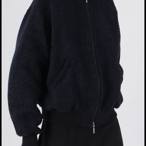 트리밍버드 트위드 블루종 [블랙]