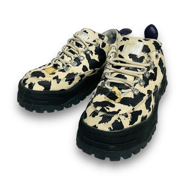 이티스 19ss 엔젤 레오파드 프린트 플랫폼 슈즈