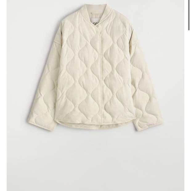 코스 오버사이즈 퀼티드 자켓