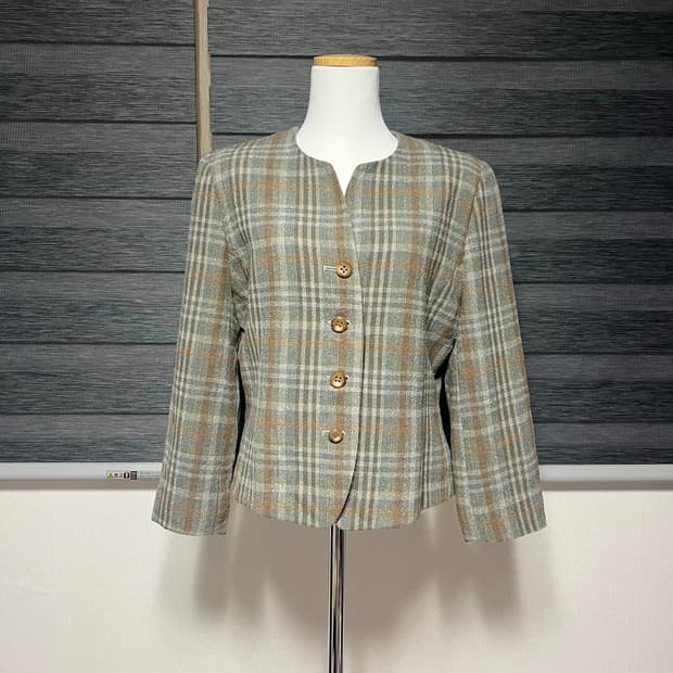 체크 자켓 